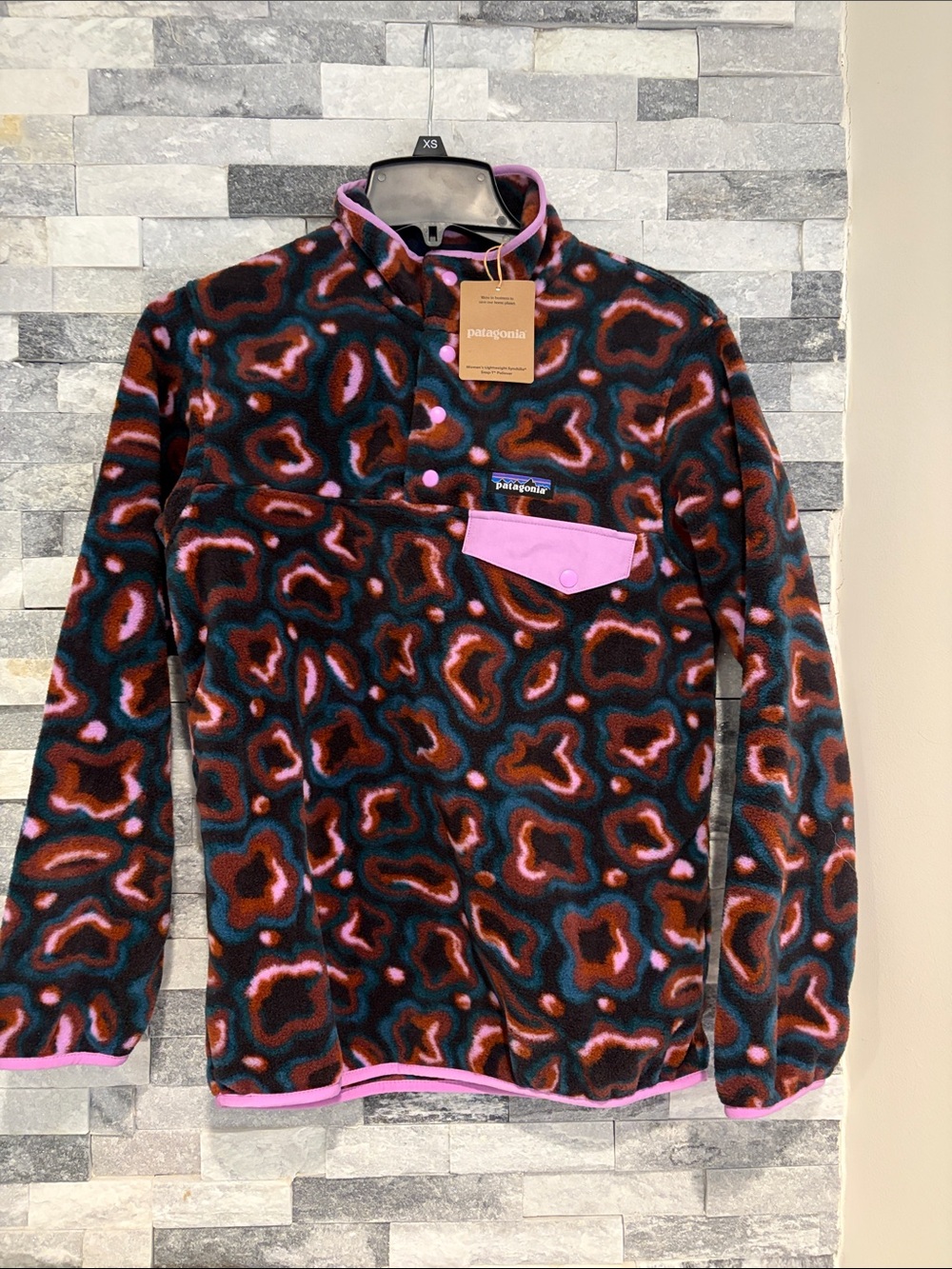 Patagonia women's Lightweight Synchilla Snap-T 1/4 Snap Fleece Pullover nwt xs